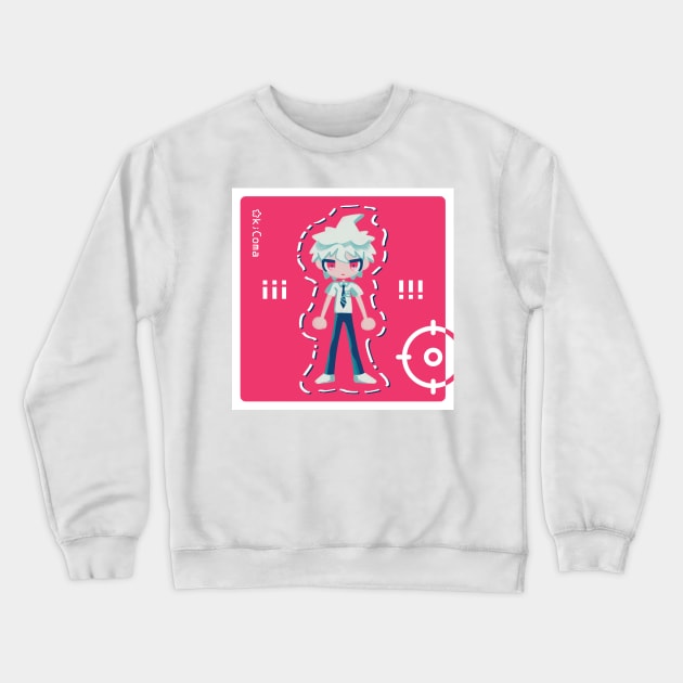 Hajime Hinata Crewneck Sweatshirt by OkiComa